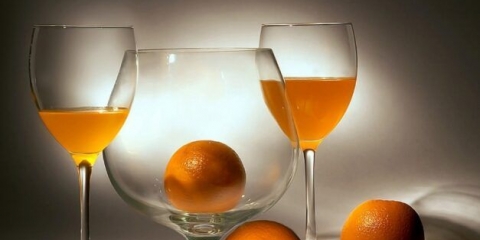 Narandžasto vino kod kuće